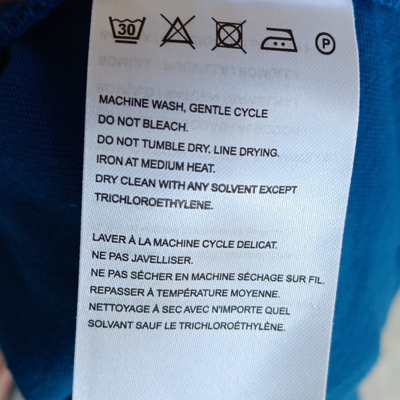 Farm Rio blue cotton tee - Picture 8 of 9